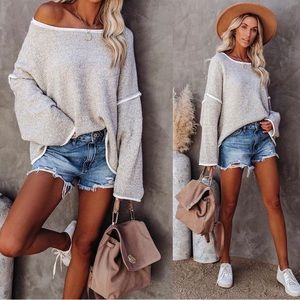 NWOT VICI Cold Cozy Nights Relaxed Knit Sweater